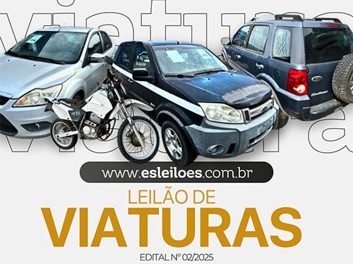 Espírito Santo: Polícia Civil publica edital para o 1º Leilão de Viaturas de 2026