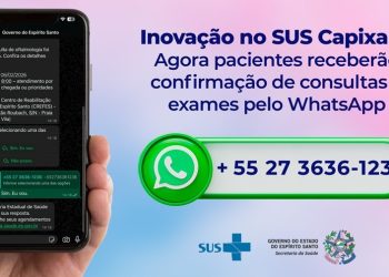 Estado: Pacientes do SUS capixaba terão confirmação de consultas e exames pelo WhatsApp