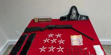 Anchieta: Homem é preso por tráfico de drogas durante operação conjunta das Polícias Civil e Militar