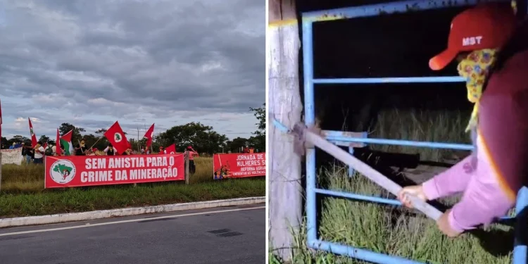 Anchieta: MST ocupa área da Samarco em ato por assentamento de famílias