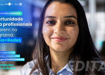 Estado: Edital seleciona profissionais para atuação no Programa Apoia+Redes