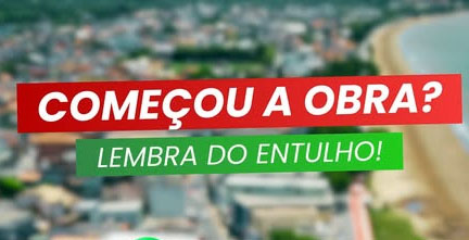 Anchieta: Prefeitura reforça orientação sobre descarte correto de entulho durante obras
