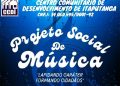 Piúma: Inscrições para Projeto Social de Música em Itaputanga abertas até domingo (10)