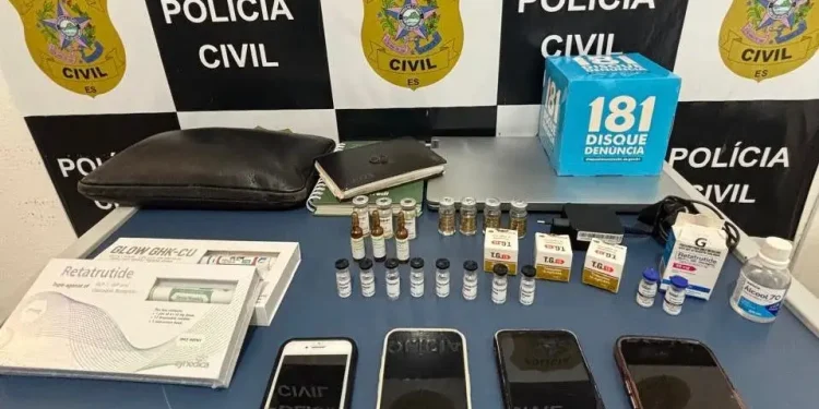 Cachoeiro de Itapemirim: Polícia Civil prende casal suspeito de comércio ilegal de medicamentos para emagrecimento