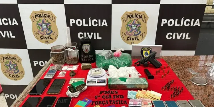 Marataízes: Operação conjunta prende quatro investigados por extorsão mediante sequestro, tráfico de drogas e associação criminosa