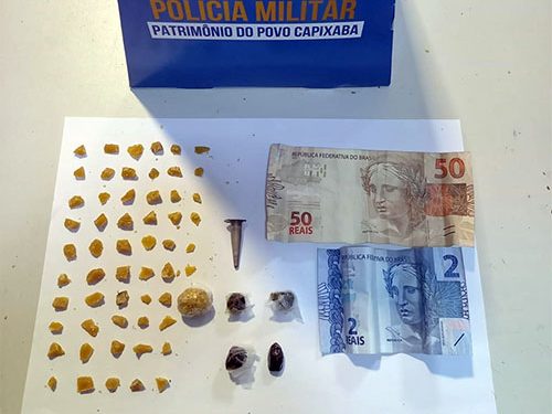 Guarapari: PM apreende drogas em ações realizadas no município