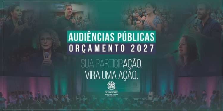Estado: População capixaba já pode contribuir com propostas on-line para o Orçamento 2027